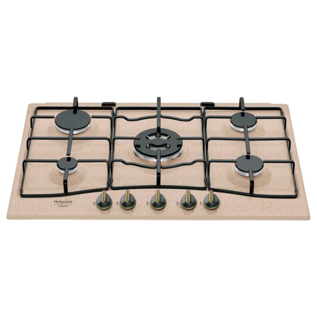 Piano Cottura HOTPOINT ARISTON 5 Fuochi a Gas 75 cm - PCN750TAVR