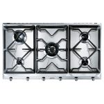 Piano Cottura SMEG 5 Fuochi a gas 90 cm - SRV596GH5