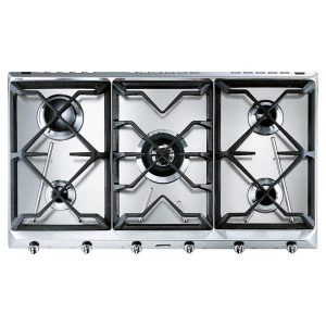 Piano Cottura SMEG 5 Fuochi a gas 90 cm - SRV596GH5