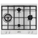 Piano Cottura SMEG 4 Fuochi a gas 60 cm - P261XGH