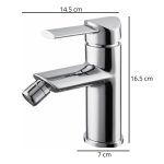 Miscelatore per bidet Lubecca finitura cromo