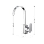 Miscelatore per cucina Samarcanda finitura cromo