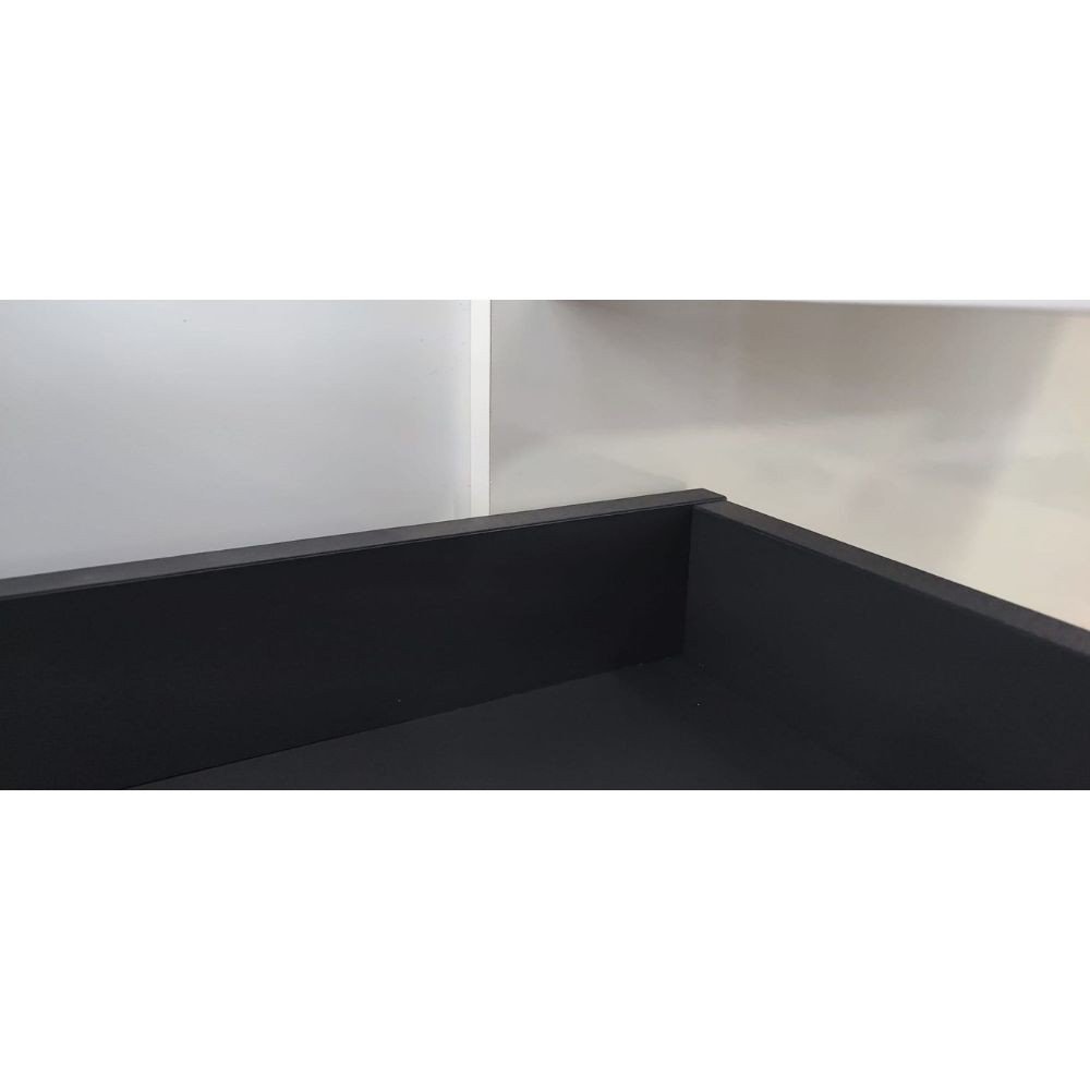 Mobile bagno sospeso Sevilla con 2 cassetti 100x44.6x52 cm colore bianco lucido