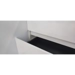 Mobile bagno sospeso Sevilla con 4 cassetti 120x44.6x52 cm colore bianco lucido