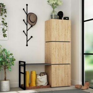 Mobile ingresso Mello colore rovere e antracite