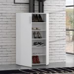 Mobile multiuso Lucio 2 ante H 120cm. colore bianco