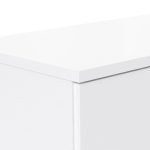 Mobile multiuso Lucio 2 ante H 120cm. colore bianco
