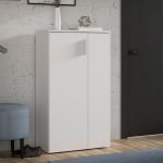 Mobile multiuso Lucio 2 ante H 120cm. colore bianco