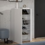 Mobile multiuso Lucio 2 ante H 120cm. colore bianco