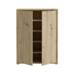 Mobile multiuso Medea 2 ante colore rovere 74.5x34.9xH 99.1 cm.