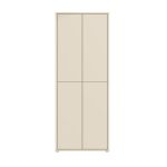 Mobile multiuso Medea 4 ante colore cashmere 74.5x34.9xH 191.9 cm.