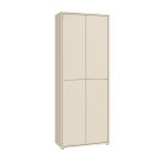 Mobile multiuso Medea 4 ante colore cashmere 74.5x34.9xH 191.9 cm.