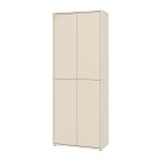 Mobile multiuso Medea 4 ante colore cashmere 74.5x34.9xH 191.9 cm.