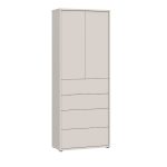 Mobile multiuso Medea 4 cassetti e 2 ante colore cashmere