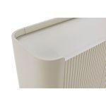 Mobile multiuso Willa18929 con 2 ante effetto cannettato colore crema