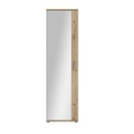 Mobile multiuso scarpiera Olimpia colore rovere con anta a specchio