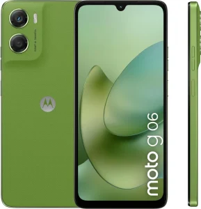 Motorola Moto G06 Smartphone 6.9" RAM 4 GB Memoria 256 GB Risoluzione 50 MP Batteria 5200 mAh Sistema Android colore Verde