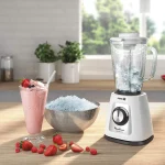 Moulinex Frullatore con Bicchiere Capacità 1,7 Litri Potenza 800 watt colore Bianco - LM4351 BlendForce 2