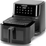 Friggitrice ad Aria Nutribullet 8 Litri Potenza 2000W con Timer e Termostato Regolabile colore Grigio Scuro CrispLite Vision - NBA0811DG
