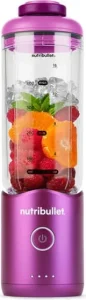 Nutribullet Frullatore con Bicchiere Capacità 0,60 Litri Lame in Acciaio colore Viola Flex - NBP013VT