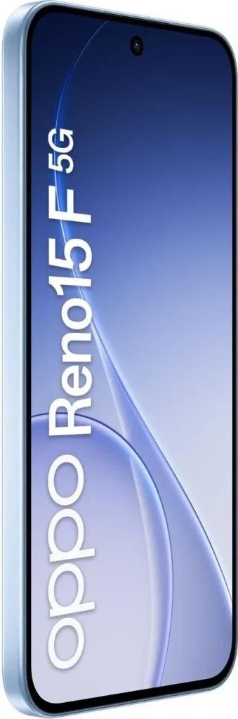OPPO Reno15 F 5G AI Smartphone, Tripla fotocamera 50+8+2MP, Selfie 50MP, Display 6.57” 120HZ AMOLED FHD+, 6500mAh, RAM 8GB(Esp2GB/4GB/8GB)+ROM 256GB [Versione Italia], Aurora Blue