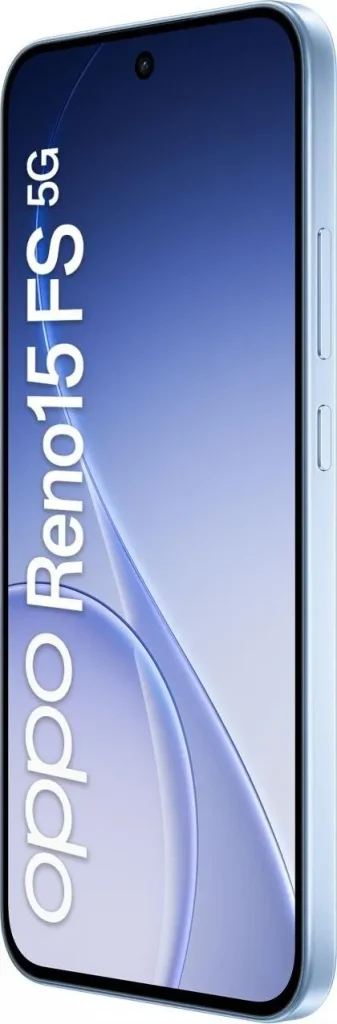Oppo Reno15 FS 5G AI Smartphone 6.6" RAM 8 GB Capacità 512 GB Fotocamera Tripla 50 MP Android 16.0 colore Aurora Blue
