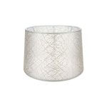 Paralume Deco ASZ1182 tessuto crema motivo ricamo