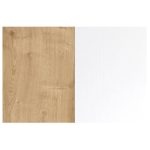 Parete attrezzata Kombat 260 rovere bianco larice