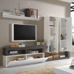 Parete attrezzata Mogol bianco lucido ossido