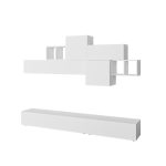 Parete attrezzata Tromen 260 cm. bianco opaco MTV234476