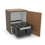 Pattumiera Free Jazz 60 ad estrazione frontale 85 LT