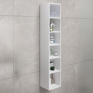 Pensile 30 H180 senza anta colore bianco frassinato
