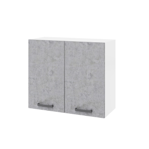 Pensile cucina 80x32x72H cm. 2 ante cemento