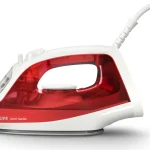 Philips Ferro da Stiro a Vapore Potenza 2000 Watt Piastra Antiaderente colore Rosso e Bianco - DST2010/40 Serie 2000