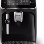 Philips Macchina Caffè Automatica Espresso con Macinacaffè ed Erogatore di Vapore Caffè in Grani colore Nero - Series 3300 LatteGo - EP3321/40