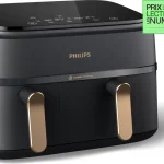 Friggitrice ad Aria Philips Airfryer Capacità 9 Litri Potenza 2750 Watt con Doppio Cestello colore Antracite - NA352/00