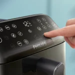 Friggitrice ad Aria Philips Doppio Cestello Capacità 10 Litri Potenza 2750 Watt Tecnologia Rapid Air con Timer e Termostato Regolabile colore Nero - NA462/70