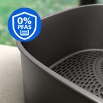 Friggitrice ad Aria Philips Doppio Cestello Capacità 10 Litri Potenza 2750 Watt Tecnologia Rapid Air con Timer e Termostato Regolabile colore Nero - NA462/70