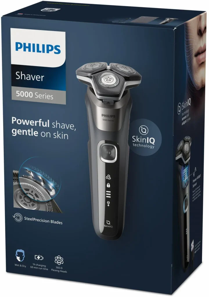 Philips Rasoio Elettrico Uomo Wet & Dry con Lame Steelprecision - S5887/10 Shaver Series 5000
