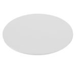 Pianale tavolo tondo 90x90x3.8 con bordo poliuretano bianco