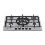 Piano cottura La Germania P705CLAGXV a gas 70 cm. 5 fuochi inox con griglia in ghisa