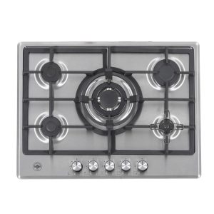 Piano cottura La Germania P705CLAGXV a gas 70 cm. 5 fuochi inox con griglia in ghisa