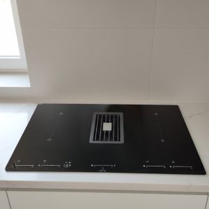 Piano cottura con cappa integrata Faber Maestro BK Glass NG A830 nero classe A+++