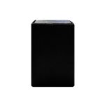 Piede cubotto in plastica colore nero 5.3x5.3x8 H cm.