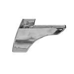 Piede in plastica colore cromo 16.5x16.5x8H cm.