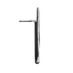 Piedino per mobile Scoby in acciaio cromato H 17 cm.