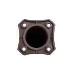 Piedino per mobile Y08MA in plastica colore marrone