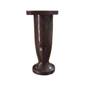 Piedino per mobile Y08MA in plastica colore marrone