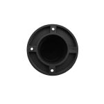 Piedino per mobile in plastica nero H 12 cm.