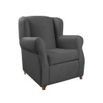 Poltrona Ebro tessuto grigio monaco 15